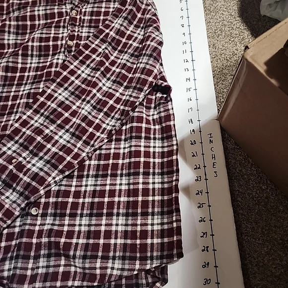 RED HEAD Long Sleeve Button Down Flannel Shirt - Large - Picture 4 of 7